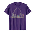 Gateway Arch St Louis T-Shirt - Graphic Print Men Women - T-Shirt, Sweatshirt, Hoodie