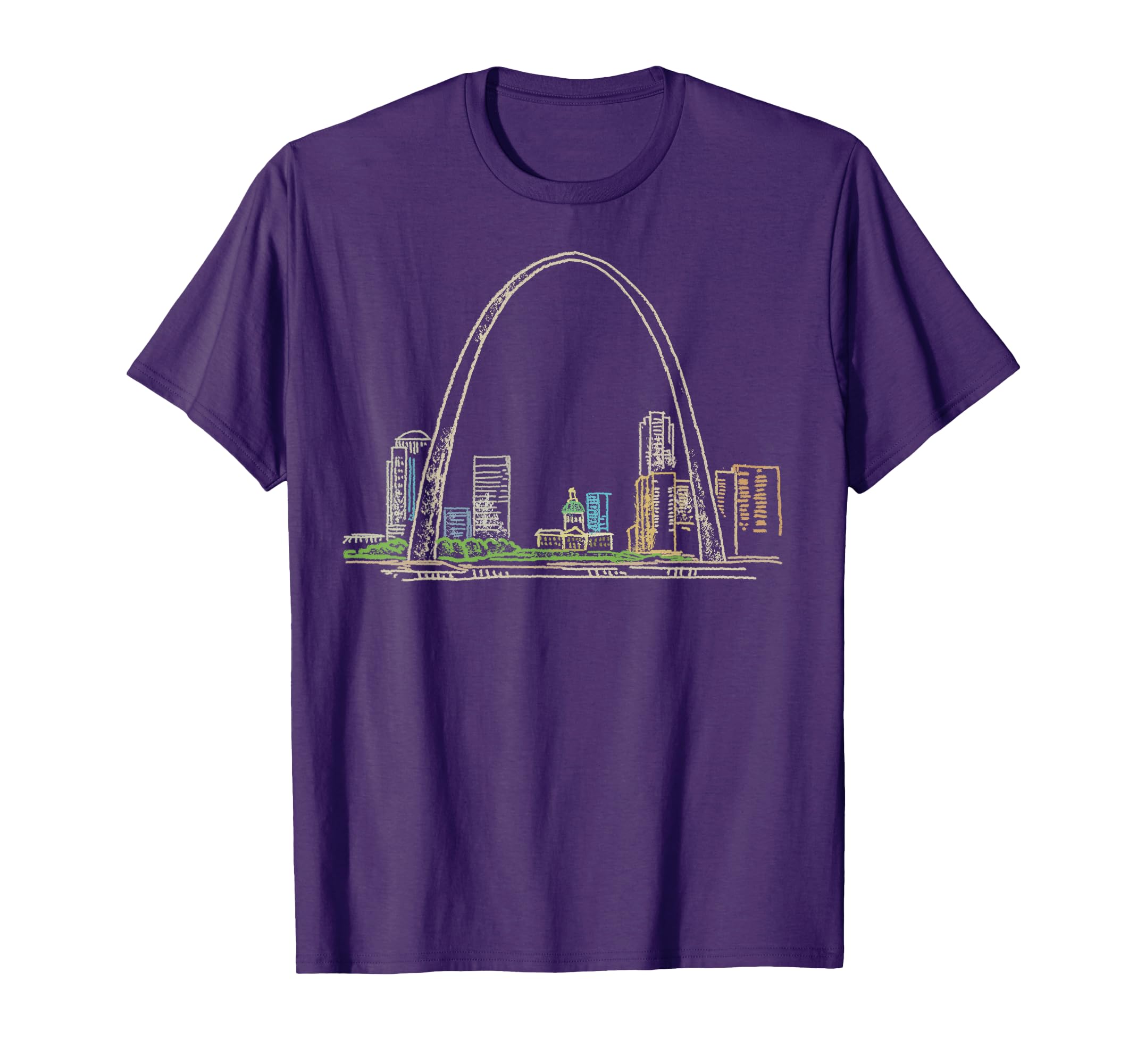 Gateway Arch St Louis T-Shirt - Graphic Print Men Women - T-Shirt, Sweatshirt, Hoodie