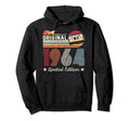 Original 1964 Birthday Guitar Musician Hoodie - Trendy Graphic Unisex - T-Shirt, Sweatshirt, Hoodie