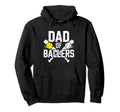 Dad Ballers Baseball Softball Daddy Hoodie - Custom Art Print Unisex - T-Shirt, Sweatshirt, Hoodie