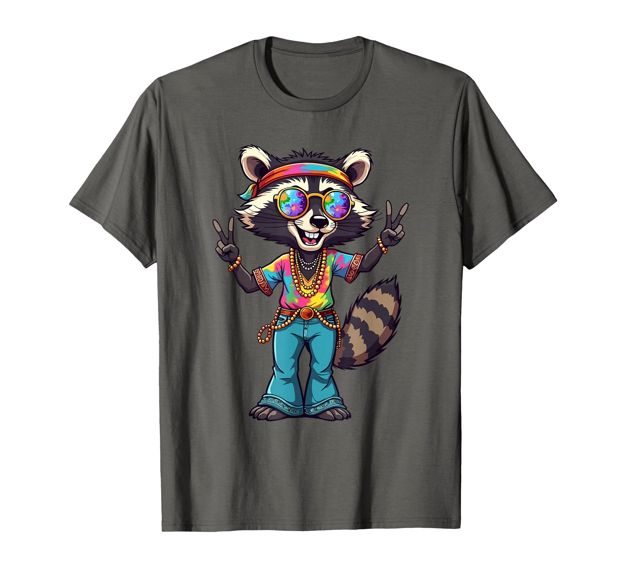 Hippie Peace Sign 70S 60S Costume Groovy T-Shirt - Graphic Print Men Women - T-Shirt, Sweatshirt, Hoodie