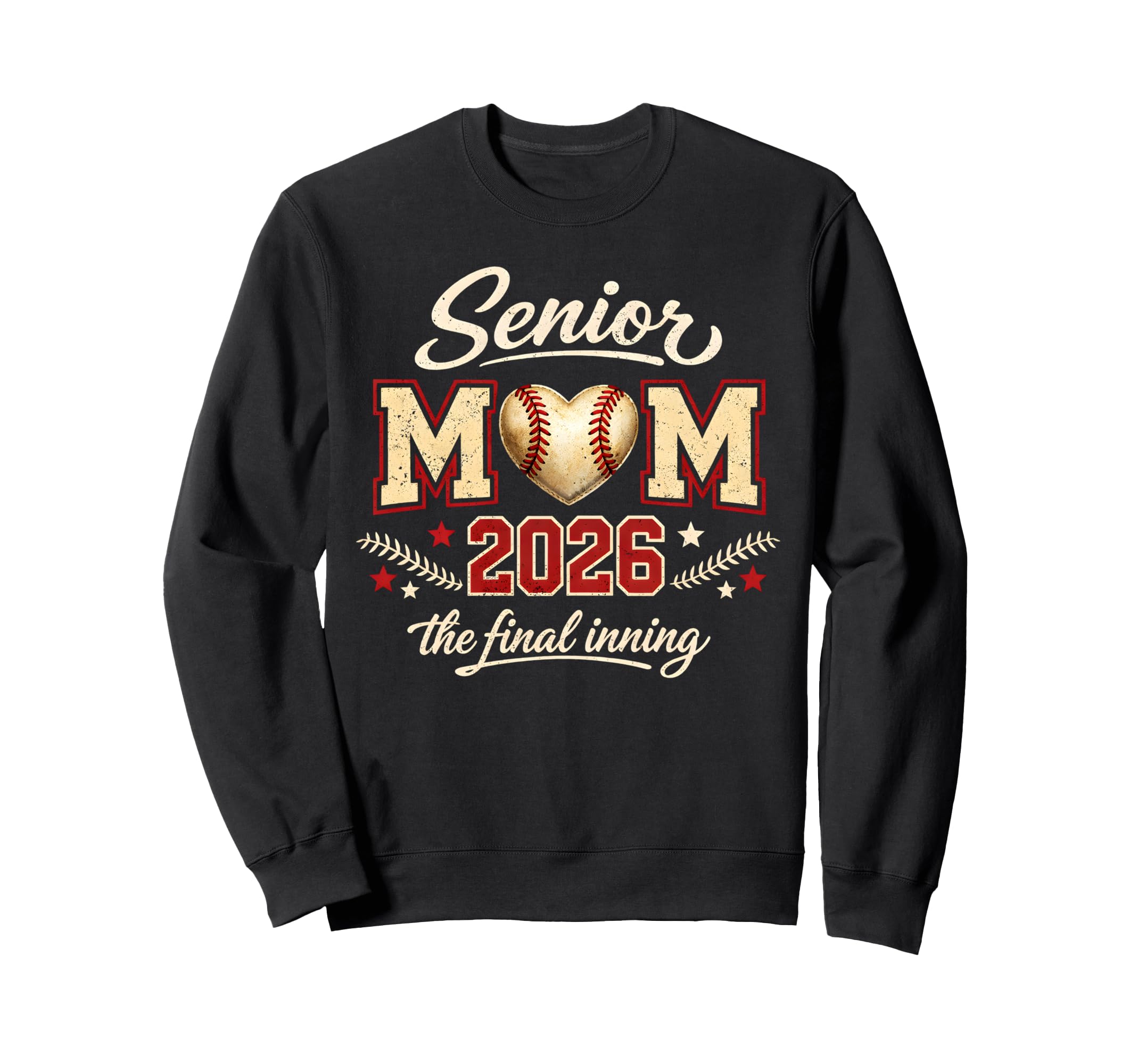 Senior Mom 2026 Final Inning Sweatshirt - Aesthetic Graphic for Adults - T-Shirt, Sweatshirt, Hoodie