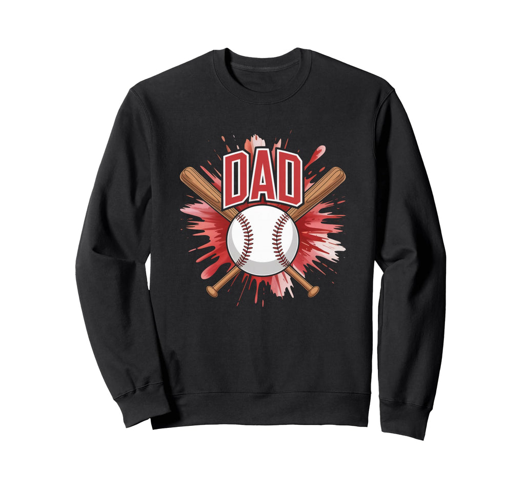 Dad Baseball Player Coach Sports Sweatshirt - Novelty Apparel Men Women - T-Shirt, Sweatshirt, Hoodie