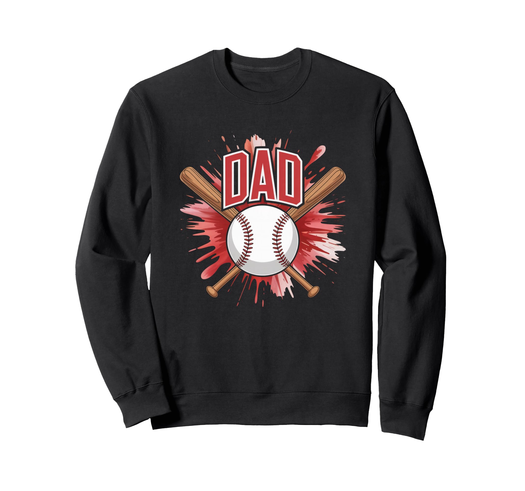 Dad Baseball Player Coach Sports Sweatshirt - Novelty Apparel Men Women - T-Shirt, Sweatshirt, Hoodie