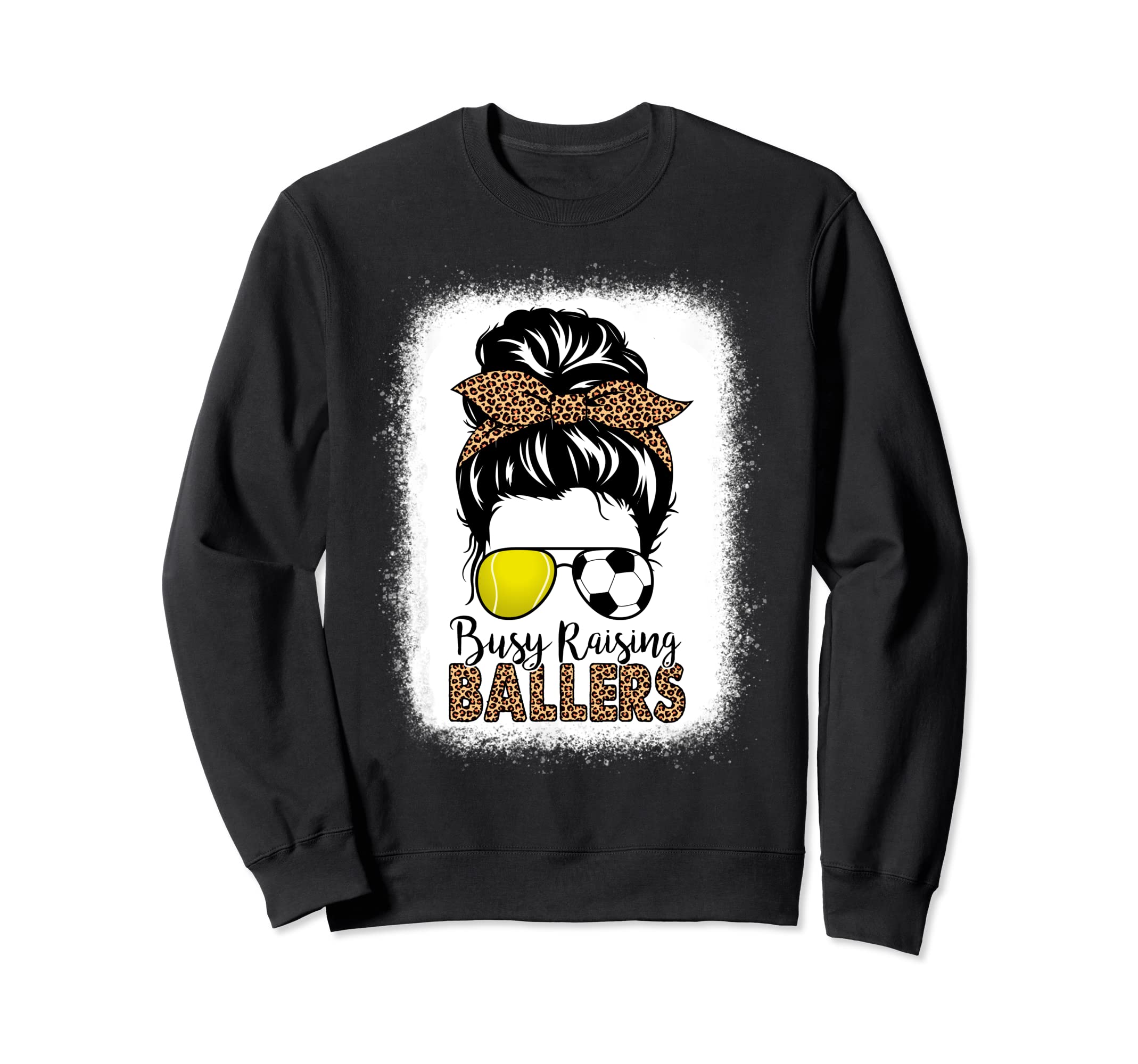 Busy Raising Ballers Soccer And Sweatshirt - Aesthetic Graphic Unisex - T-Shirt, Sweatshirt, Hoodie