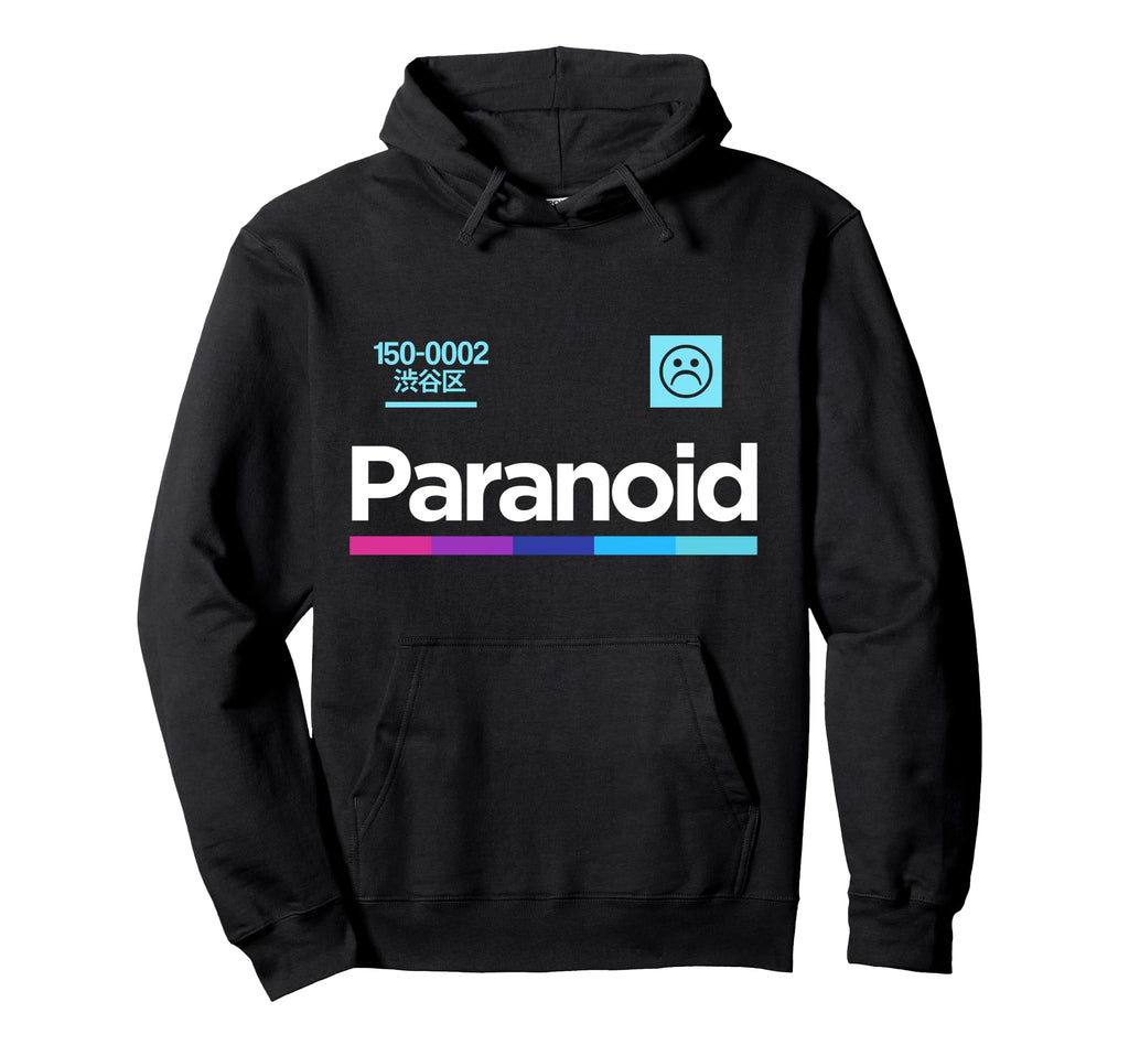 Paranoid Aesthetic Vaporwave Hoodie - Trendy Graphic for Adults - T-Shirt, Sweatshirt, Hoodie