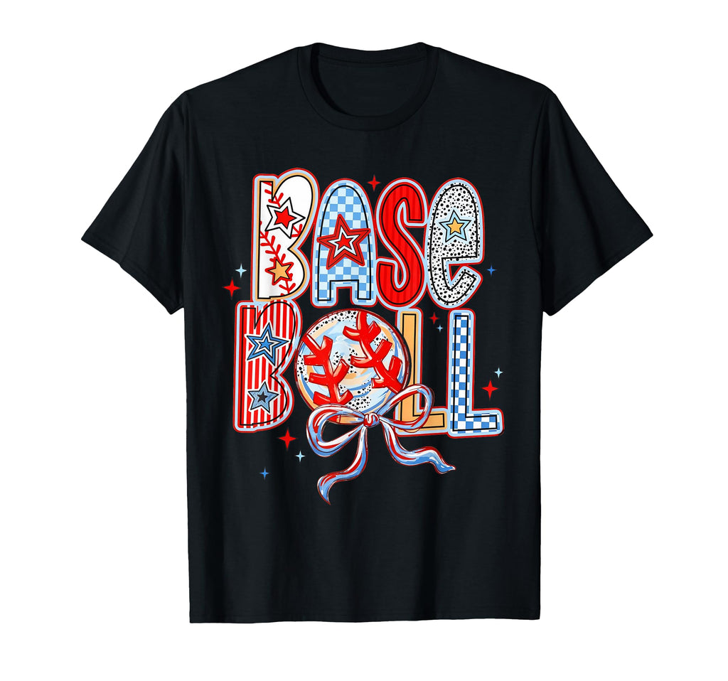 Baseball Mama Checkered Baseball T-Shirt - Aesthetic Graphic for Adults - T-Shirt, Sweatshirt, Hoodie