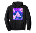 Hawaii Vaporwave Sunset Synthwave Hawaiian Hoodie - Novelty Apparel Unisex - T-Shirt, Sweatshirt, Hoodie