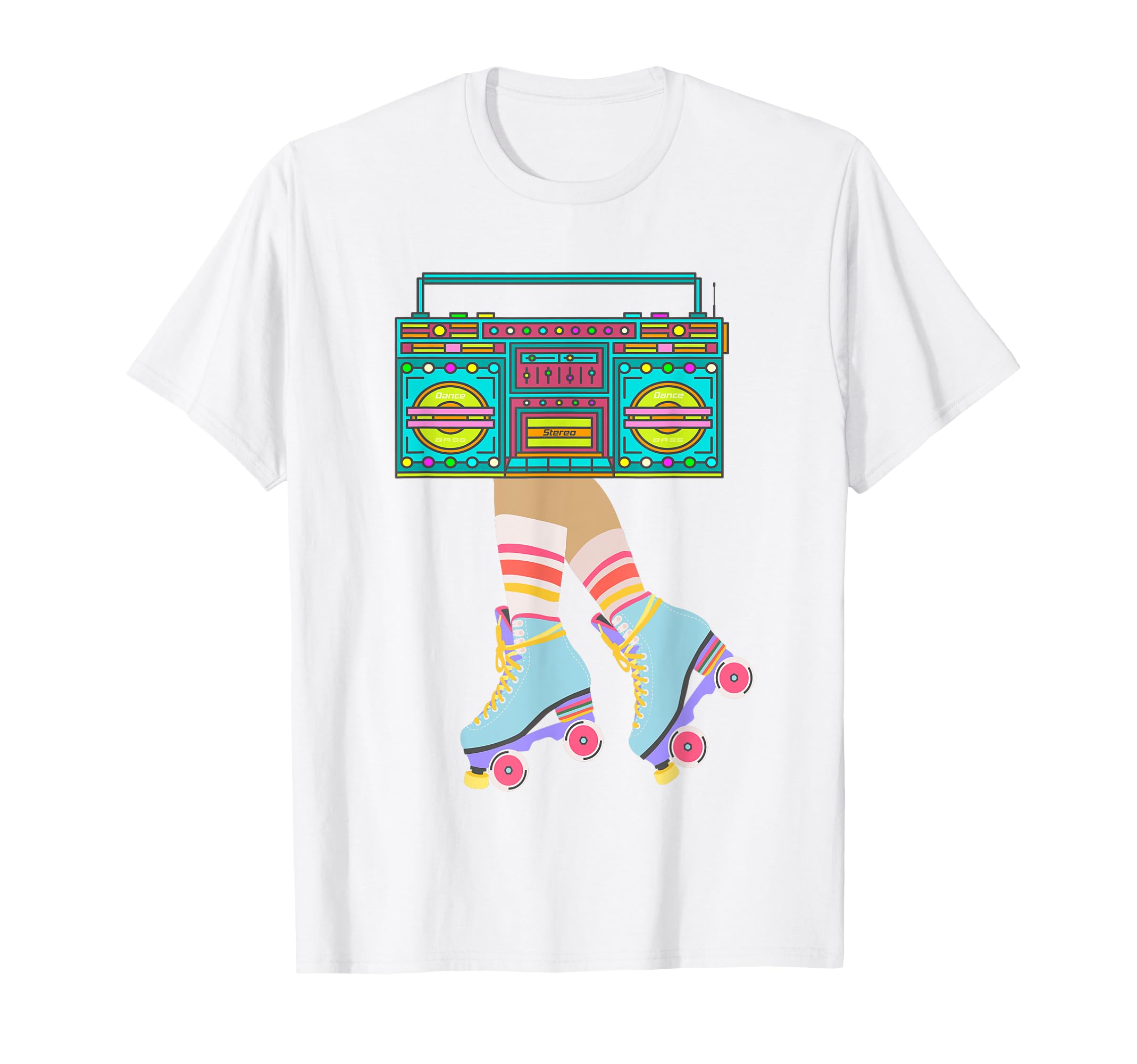 Roller Skates Funny 80S 90S Roller T-Shirt - Minimalist Print Men Women - T-Shirt, Sweatshirt, Hoodie
