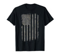American Flag Patriotic Distressed Usa T-Shirt - Custom Art Print Unisex - T-Shirt, Sweatshirt, Hoodie