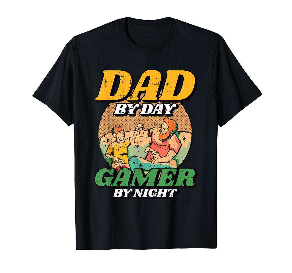 Dad Day Gamer Night Fathers Day T-Shirt - Aesthetic Graphic Men Women - T-Shirt, Sweatshirt, Hoodie