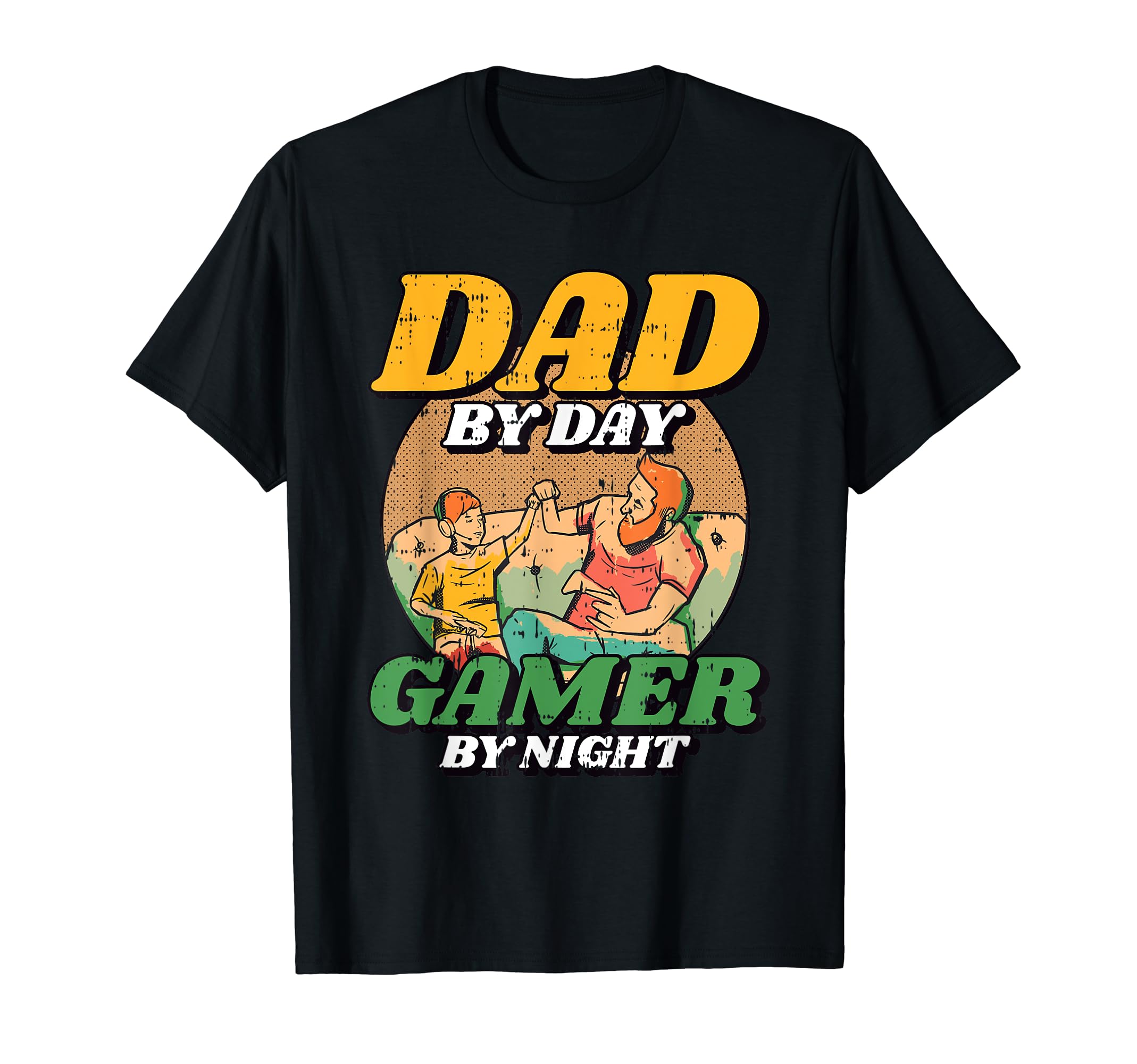 Dad Day Gamer Night Fathers Day T-Shirt - Aesthetic Graphic Men Women - T-Shirt, Sweatshirt, Hoodie