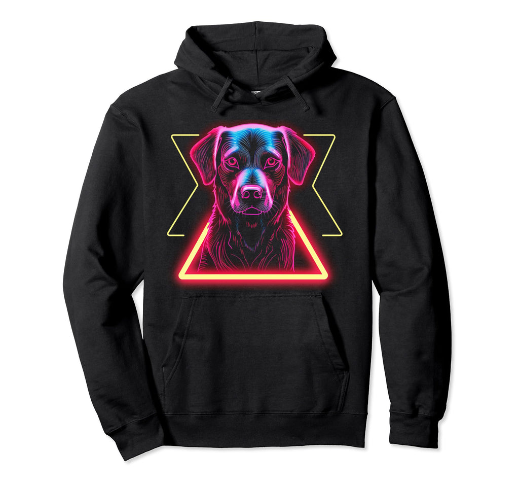 Labrador Retriever Vaporwave Retrowave Hoodie - Trendy Graphic for Adults - T-Shirt, Sweatshirt, Hoodie