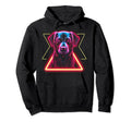 Labrador Retriever Vaporwave Retrowave Hoodie - Trendy Graphic for Adults - T-Shirt, Sweatshirt, Hoodie