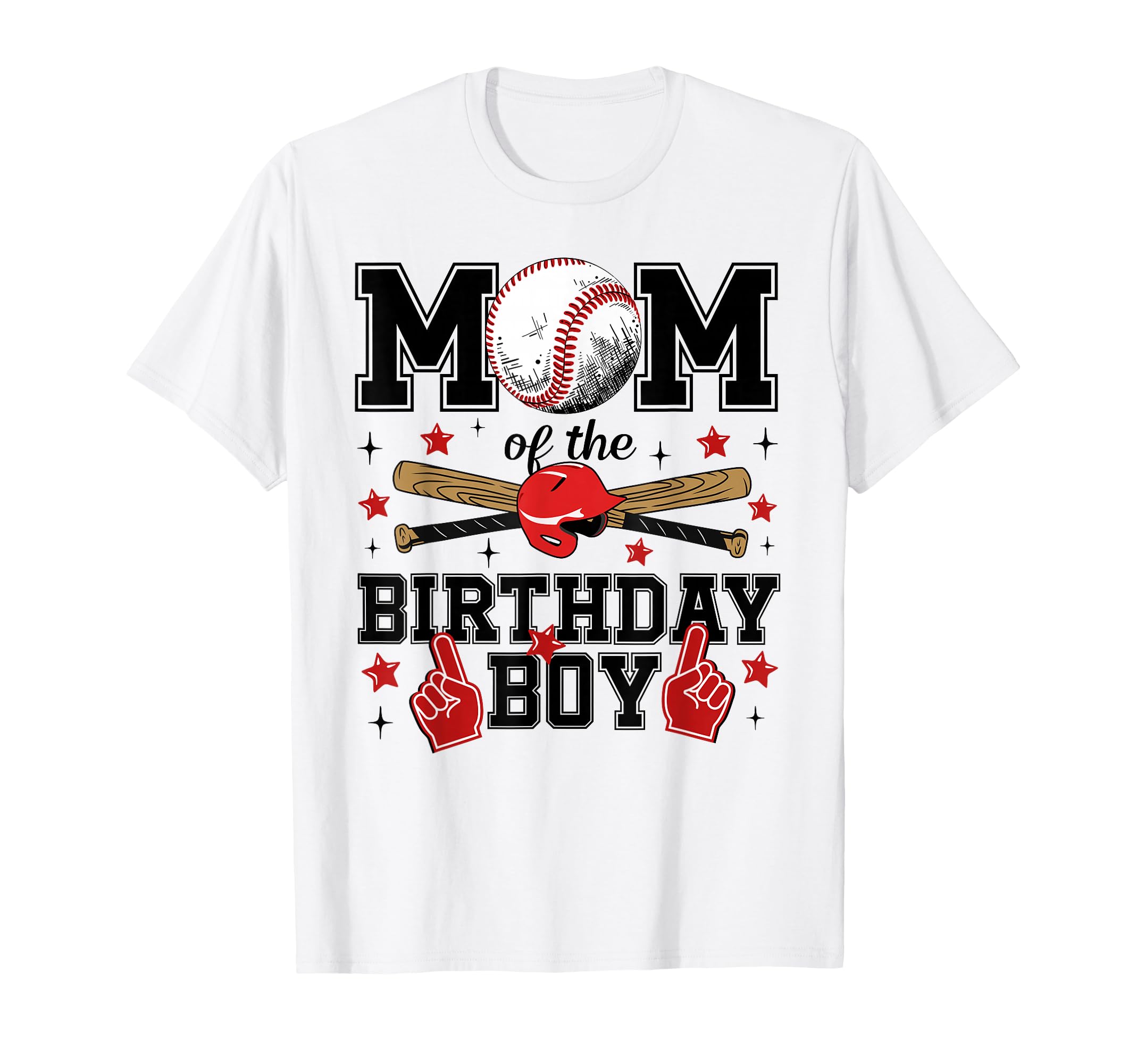 Mom Birthday Baseball Sport Family T-Shirt - Novelty Apparel Men Women - T-Shirt, Sweatshirt, Hoodie