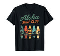 Aloha Surf Club Tropical Surfboards T-Shirt - Aesthetic Graphic Men Women - T-Shirt, Sweatshirt, Hoodie