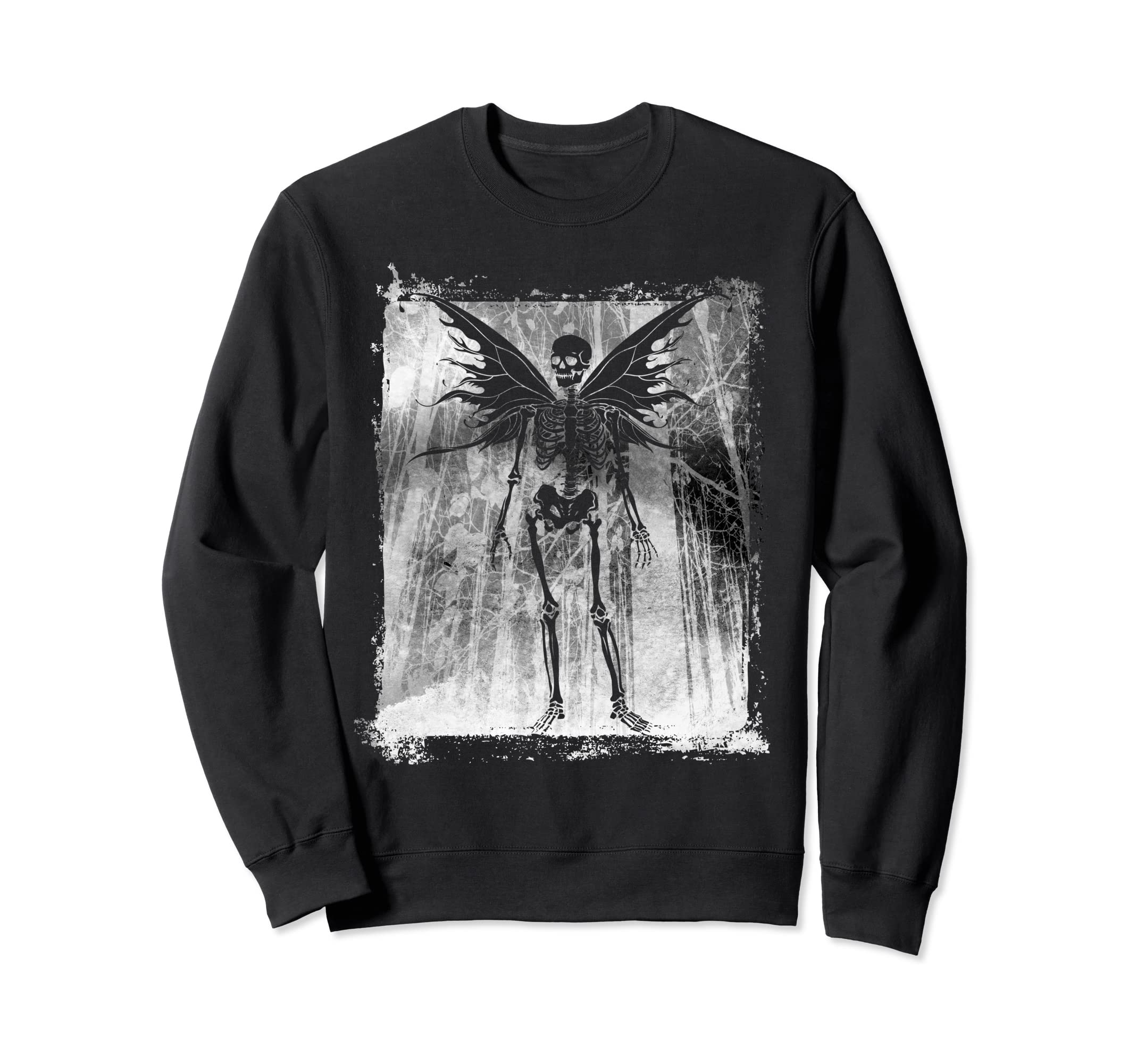 Butterfly Grunge Fairycore Aesthetic Sweatshirt - Graphic Print Men Women - T-Shirt, Sweatshirt, Hoodie