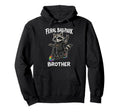 Feral Ballpark Brother Funny Raccoon Hoodie - Unique Graphic for Adults - T-Shirt, Sweatshirt, Hoodie