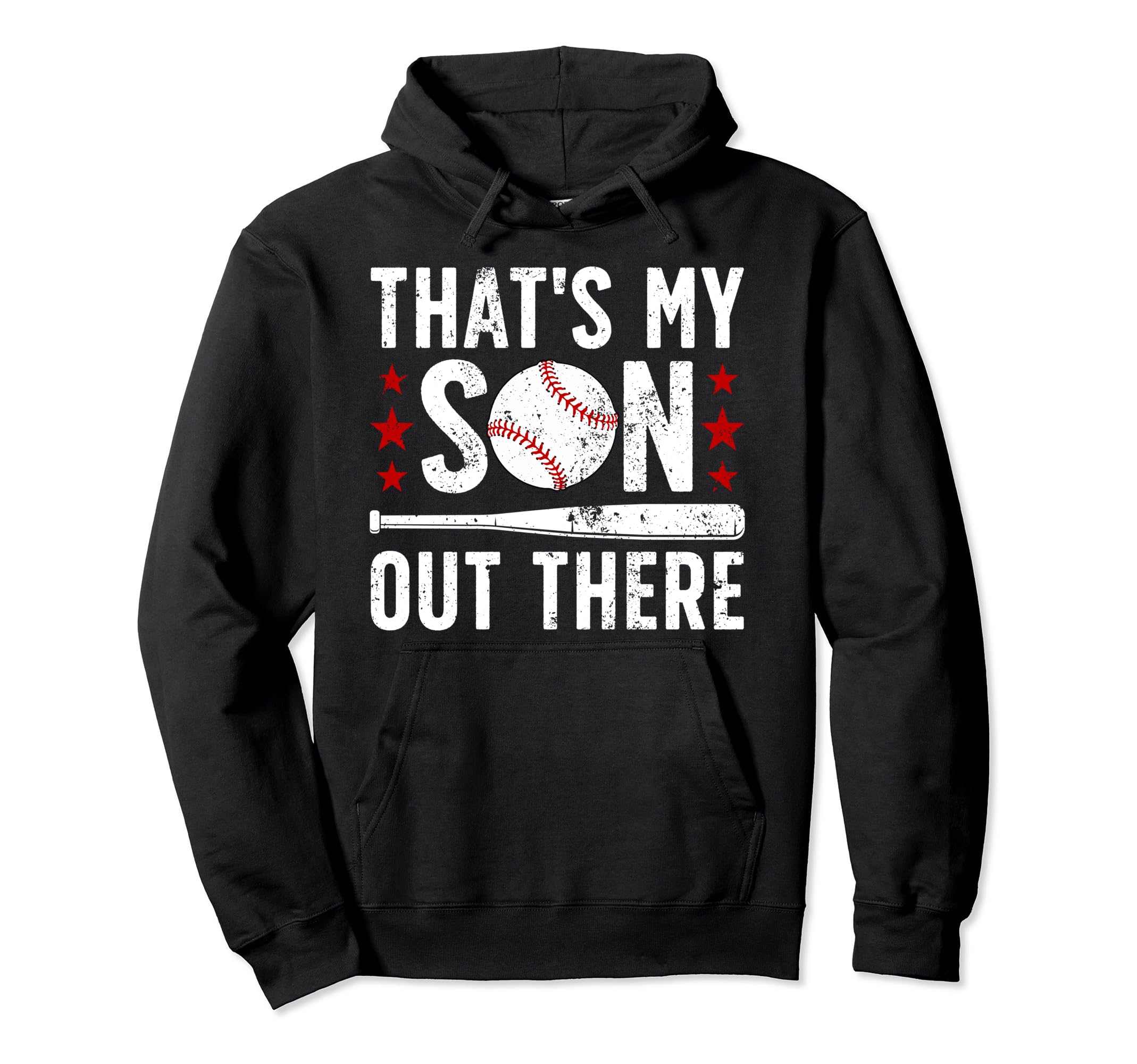 Thats My Son Baseball Dad Baseball Hoodie - Minimalist Print for Adults - T-Shirt, Sweatshirt, Hoodie