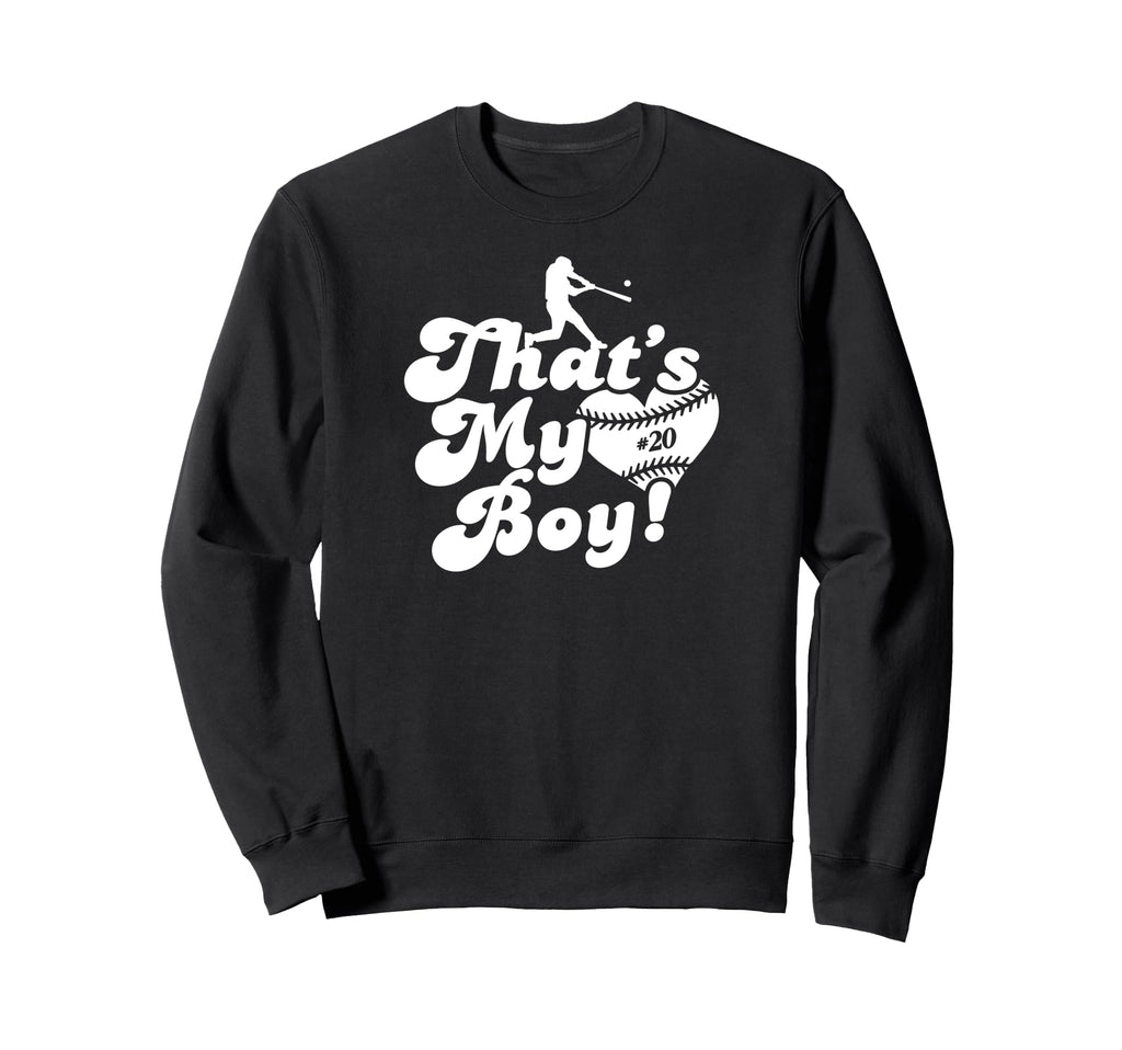 Custom Thats My 20 Jersey Baseball Sweatshirt - Aesthetic Graphic Unisex - T-Shirt, Sweatshirt, Hoodie