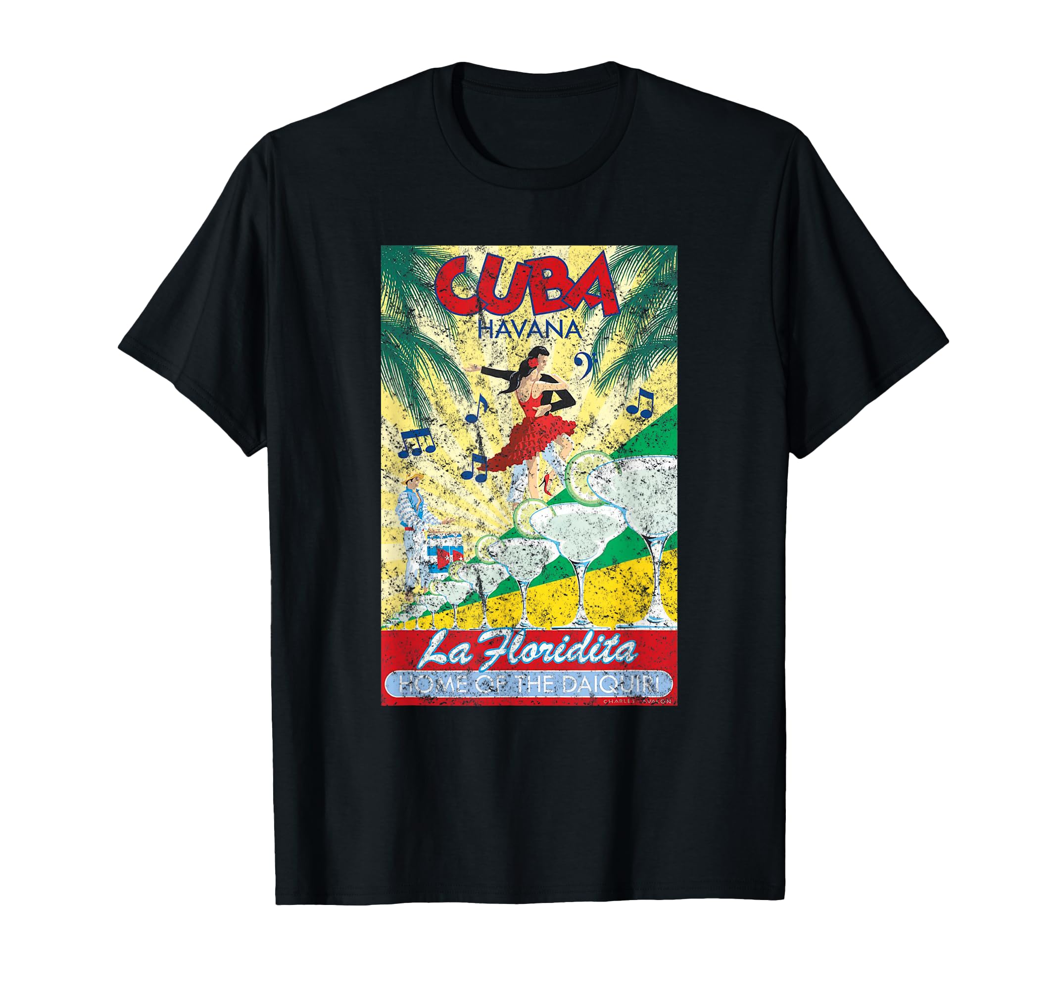 Havana Cuba Distressed Travel T-Shirt - Streetwear Style Men Women - T-Shirt, Sweatshirt, Hoodie