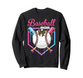 Baseball Drip Mom Bow Baseball Sweatshirt - Novelty Apparel for Adults - T-Shirt, Sweatshirt, Hoodie