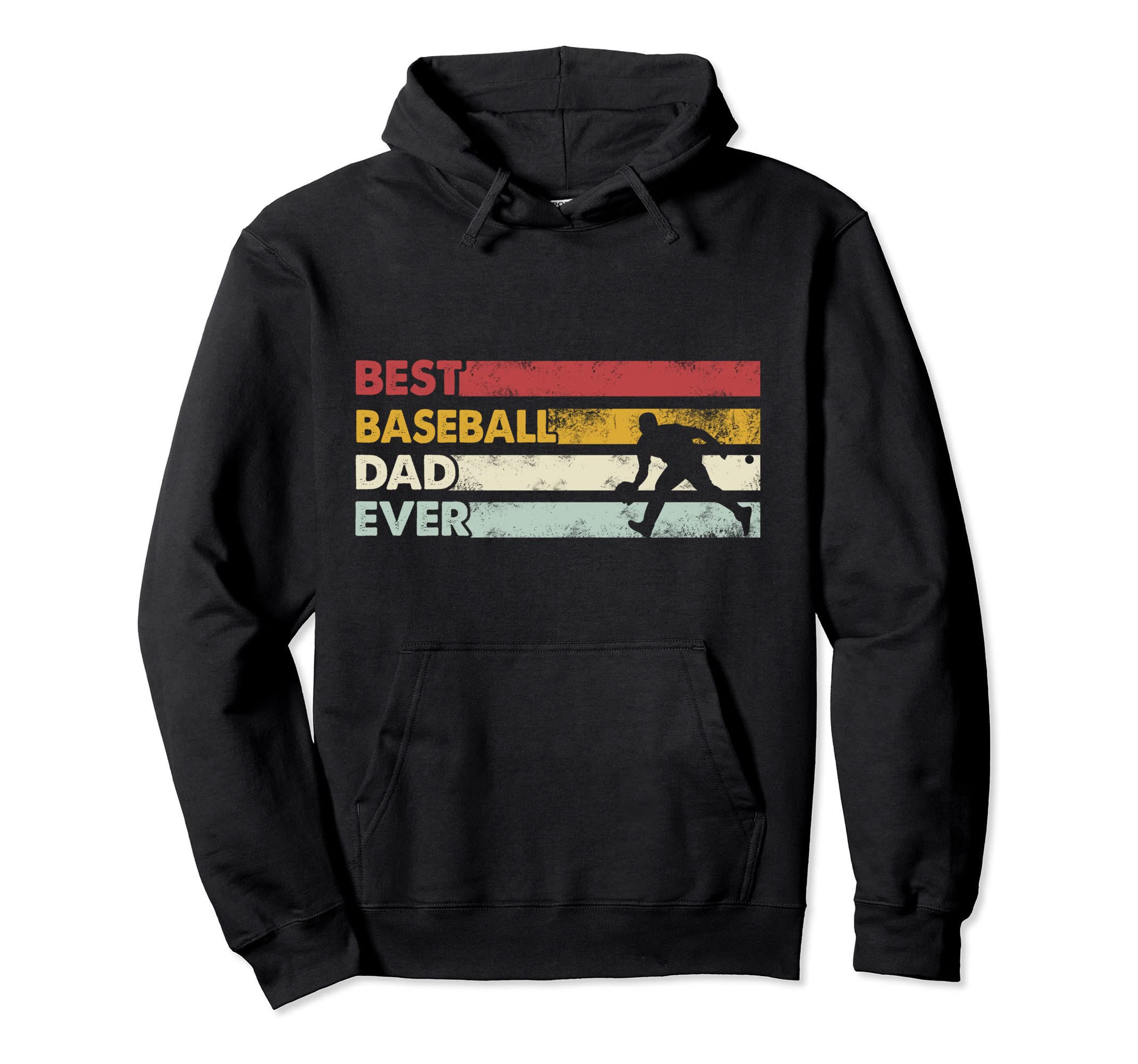 Best Dad Ever Father Baseball Hoodie - Custom Art Print Men Women - T-Shirt, Sweatshirt, Hoodie