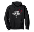 Nick Senzel Heart Valentines Day Hoodie - Unique Graphic for Adults - T-Shirt, Sweatshirt, Hoodie