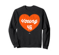 Distressed Heart Alex Young New Sweatshirt - Aesthetic Graphic Men Women - T-Shirt, Sweatshirt, Hoodie