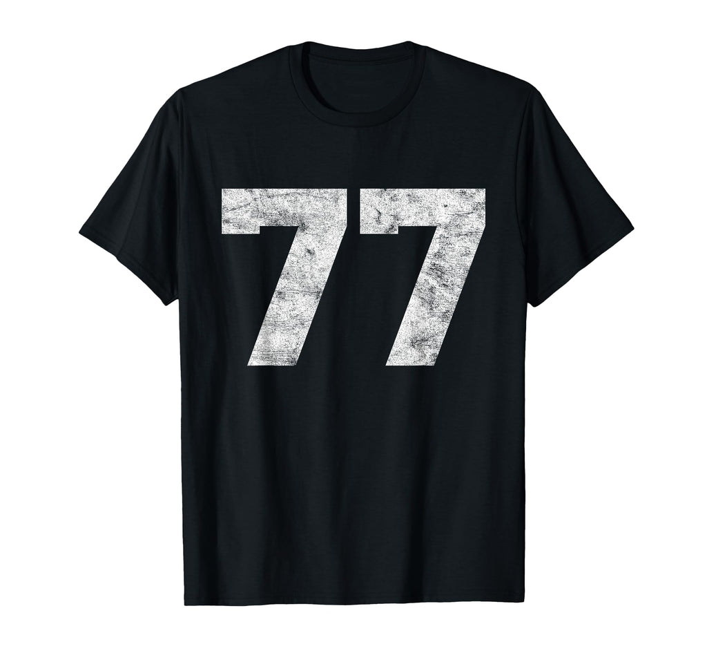 Lucky Number 77 Birthday Sports Player T-Shirt - Streetwear Style Unisex - T-Shirt, Sweatshirt, Hoodie