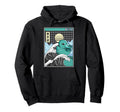 Sea Monster Rubber Duck Kanagawa Wave Hoodie - Minimalist Print Men Women - T-Shirt, Sweatshirt, Hoodie