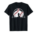 Baseball Heartbeat Gifts Who Love T-Shirt - Novelty Apparel for Adults - T-Shirt, Sweatshirt, Hoodie