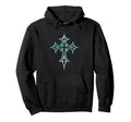 Gothic Cross Y2K Aesthetic Emo Goth Hoodie - Minimalist Print Men Women - T-Shirt, Sweatshirt, Hoodie