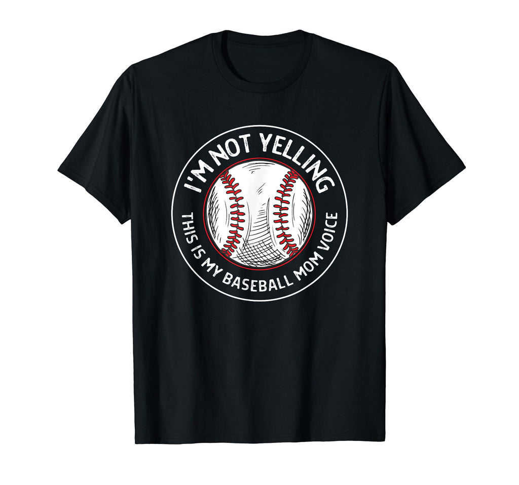 This Is My Baseball Mom Voice Womens T-Shirt - Novelty Apparel for Adults - T-Shirt, Sweatshirt, Hoodie