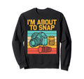 Photographer Photography Lover Sweatshirt - Unique Graphic Men Women - T-Shirt, Sweatshirt, Hoodie