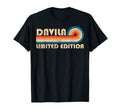 Davila 70S 80S Sunset Stripe T-Shirt - Casual Everyday Wear Unisex - T-Shirt, Sweatshirt, Hoodie