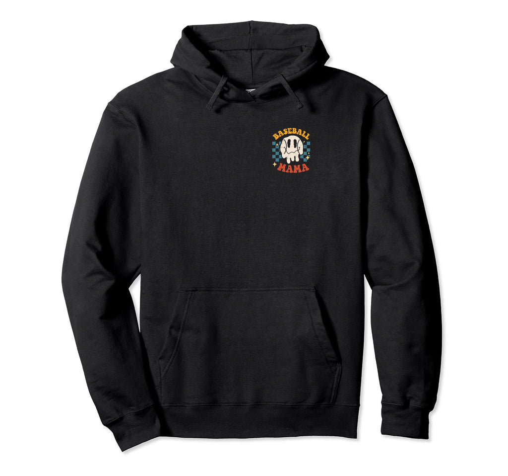 Somebodys Loudmouth Baseball Mama Mothers Hoodie - Minimalist Print Unisex - T-Shirt, Sweatshirt, Hoodie