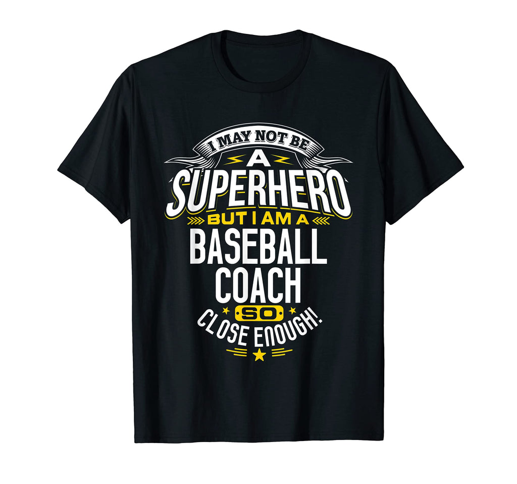 Baseball Coach Gift Superhero Baseball T-Shirt - Trendy Graphic for Adults - T-Shirt, Sweatshirt, Hoodie