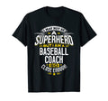 Baseball Coach Gift Superhero Baseball T-Shirt - Trendy Graphic for Adults - T-Shirt, Sweatshirt, Hoodie