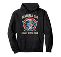 Baseball Fathers Day Baseball Dad Hoodie - Fun Novelty Design Men Women - T-Shirt, Sweatshirt, Hoodie