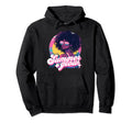 Summer Glow Black Sunset Vaporwave Hoodie - Streetwear Style Unisex - T-Shirt, Sweatshirt, Hoodie