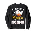 Nonno My Favorite Baseball Soccer Sweatshirt - Graphic Print Unisex - T-Shirt, Sweatshirt, Hoodie