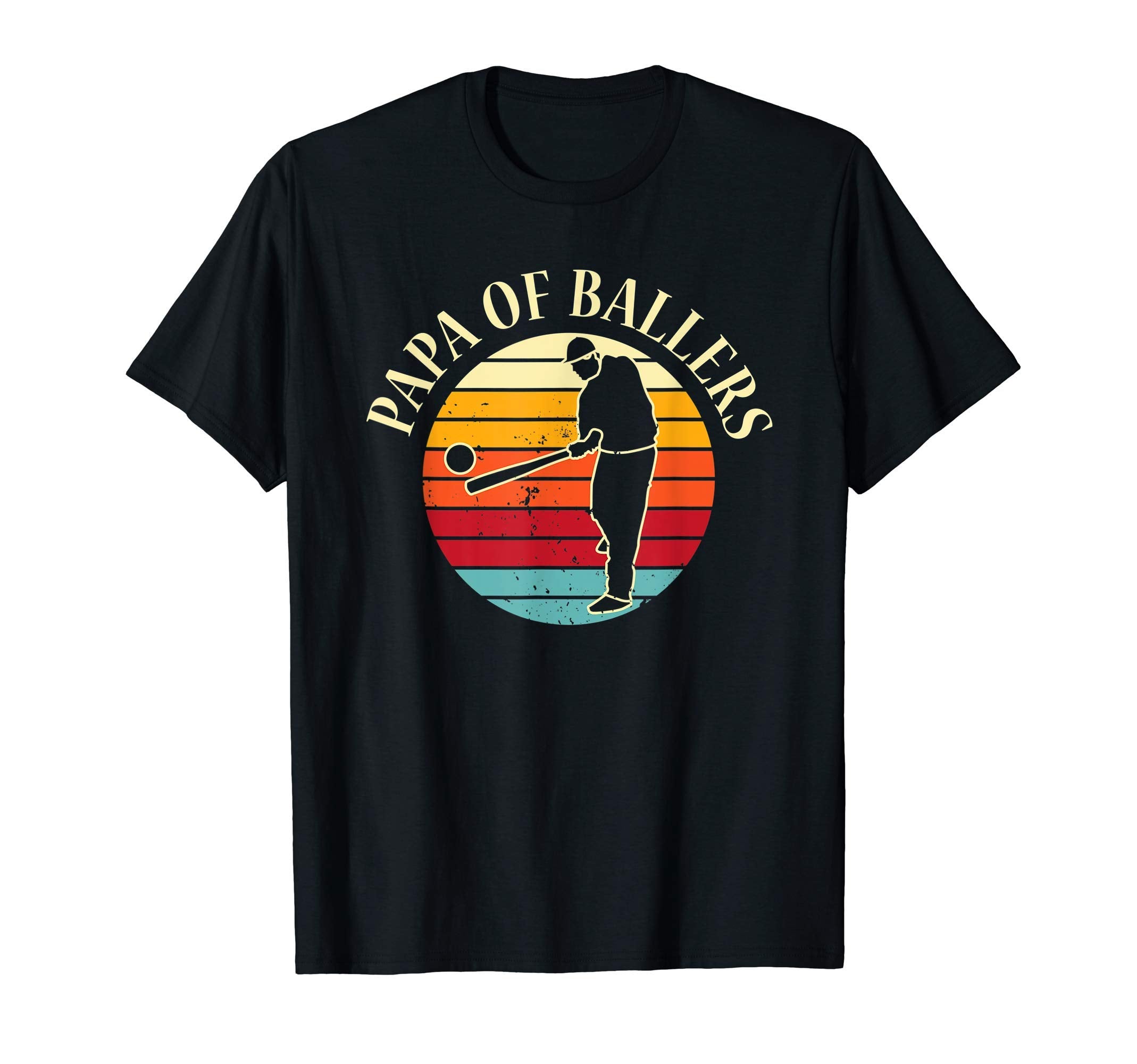 Best Baseball Papa Baseball Dad Player T-Shirt - Graphic Print Men Women - T-Shirt, Sweatshirt, Hoodie
