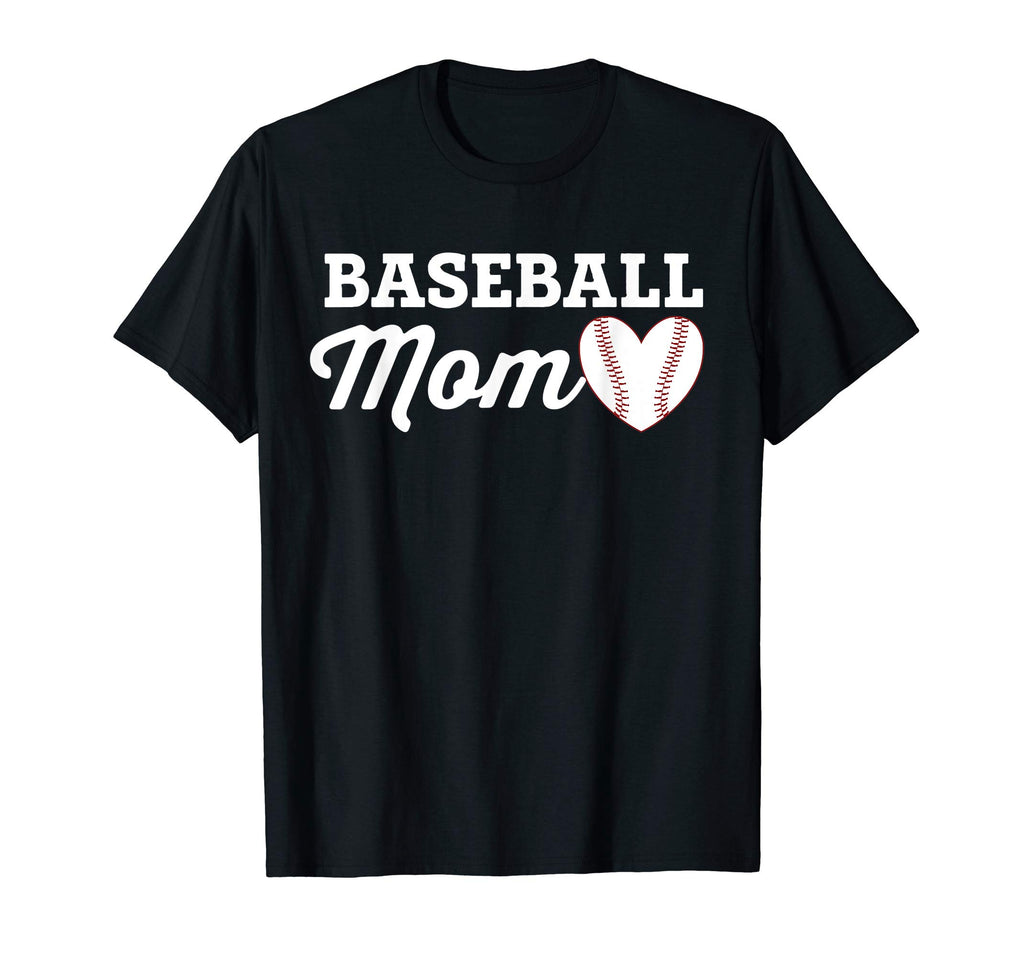 Baseball Mom Love Heart Baseball Sports T-Shirt - Trendy Graphic Unisex - T-Shirt, Sweatshirt, Hoodie