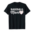 Baseball Mom Love Heart Baseball Sports T-Shirt - Trendy Graphic Unisex - T-Shirt, Sweatshirt, Hoodie