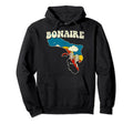 Bonaire Bonairian Country Rainbow 70S Map Hoodie - Minimalist Print Unisex - T-Shirt, Sweatshirt, Hoodie