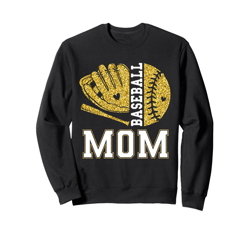 Baseball Mom Game Day Baseball Season Sweatshirt - Unique Graphic Unisex - T-Shirt, Sweatshirt, Hoodie