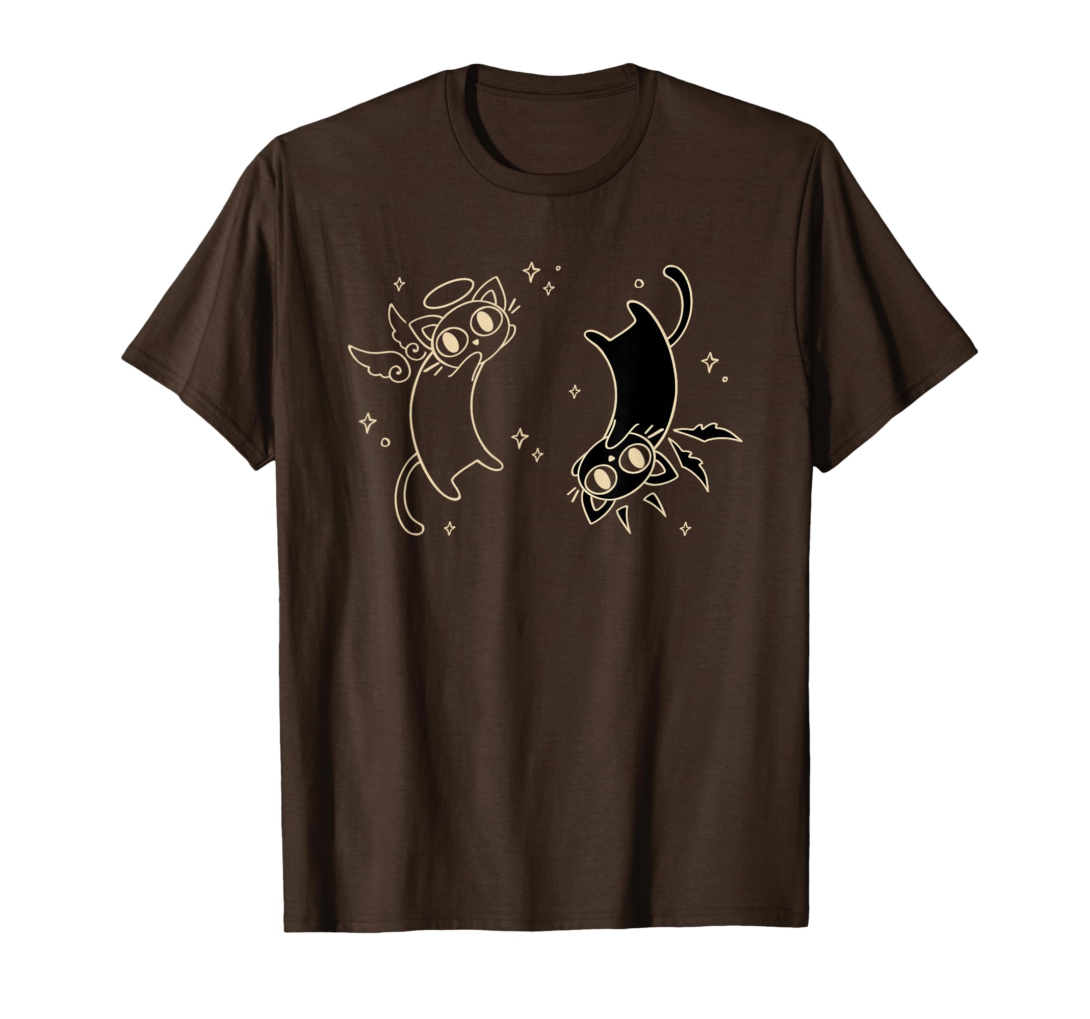 Y2K 90S Ying Yang Cat Tomcat Evil And T-Shirt - Graphic Print for Adults - T-Shirt, Sweatshirt, Hoodie