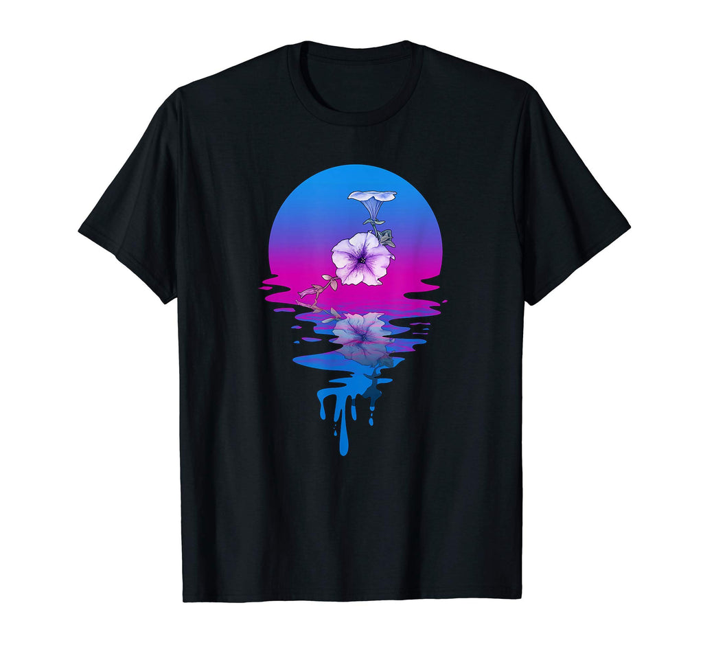 Sunset Petunia T-Shirt - Minimalist Print Men Women - T-Shirt, Sweatshirt, Hoodie