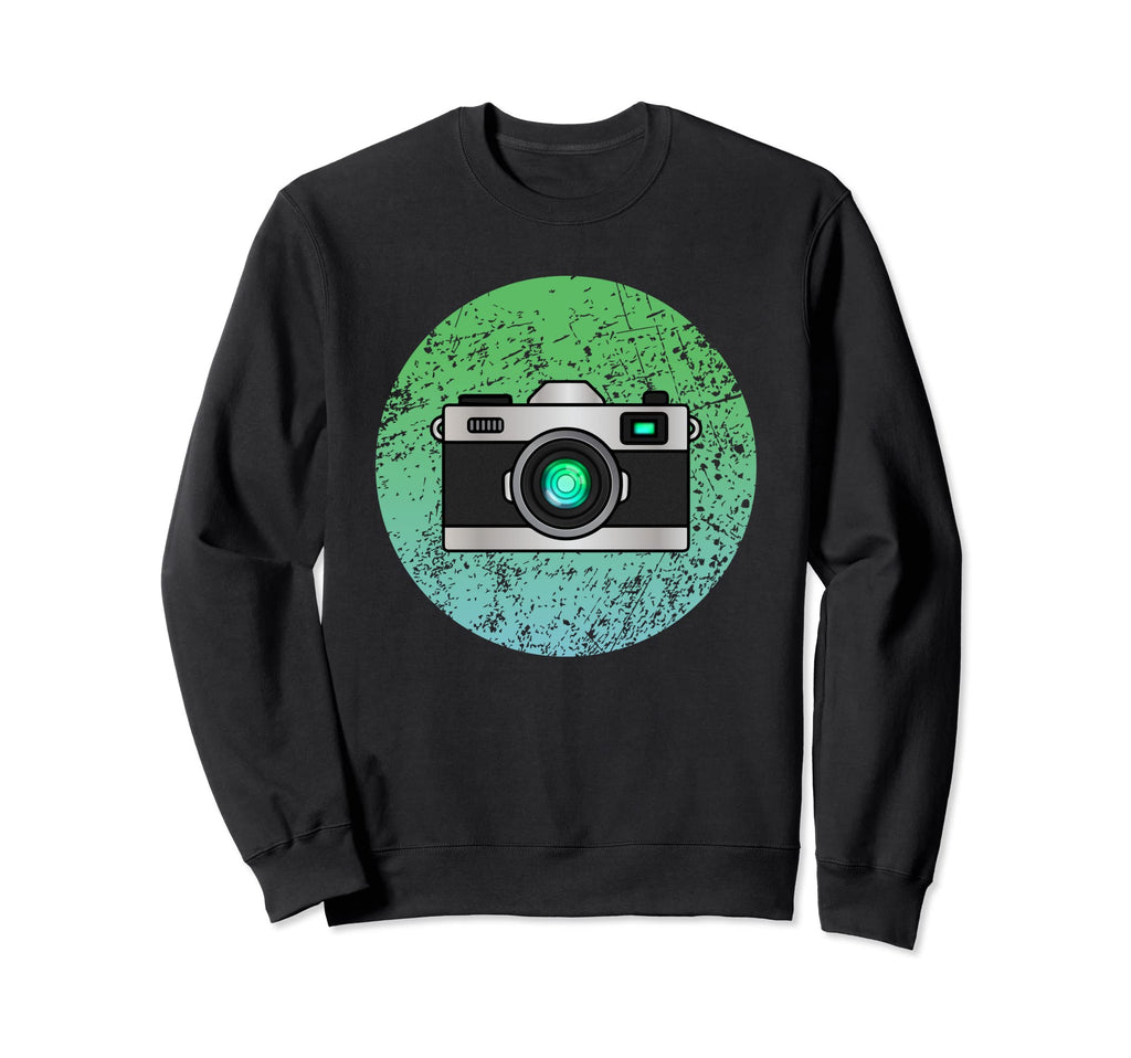 Photography Camera Distress Sweatshirt - Novelty Apparel Men Women - T-Shirt, Sweatshirt, Hoodie